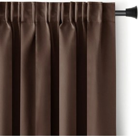 Tenda parzialmente oscurante marrone 140x175 cm Kierra – Restilo