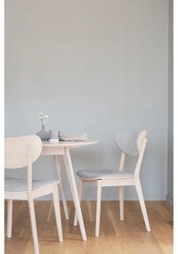 Tavolo da pranzo rotondo con piano in rovere 115x115 cm Yumi - Rowico