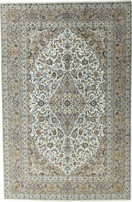 Kashan Tappeto persiano 380x250 Beige (Iran) Annodato A Mano