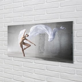 Quadro acrilico Donna danza materiale bianco 100x50 cm