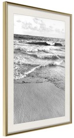 Poster  At the Seaside  Cornice Quadri Cornice d'oro con passe-partout, Larghezza x Altezza Home decor 20x30