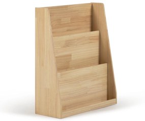 Kave Home - Libreria Adiventina in legno massello di pino naturale 59,5 x 69,5 cm