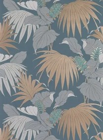 Tapete Vernazza von Osborne & Little - Teal/ Grey/ Copper