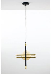 Jupiter 2025 - Lampadario a sospensione con filo FIORI 1xG9/10W/230V nero/oro/beige