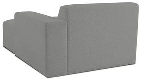 Modulo divano grigio in tessuto bouclé (angolo destro) Roxy - Scandic
