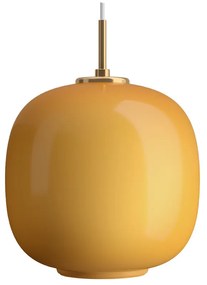 Louis Poulsen - VL45 Radiohus Lampada a Sospensione Ø250 Brass/Glossy Amber Louis Poulsen