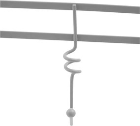 Appendiabiti in metallo grigio 46 cm Jaxen - Premier Housewares
