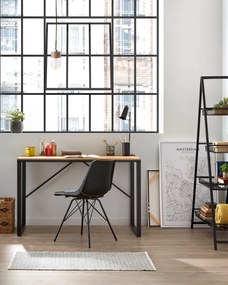 Kave Home - Scrivania rettangolare Talbot 120 x 60 cm nero