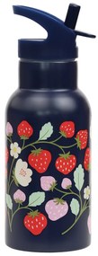 A Little Lovely Company - borraccia in acciaio inox, 350 ml - fragole