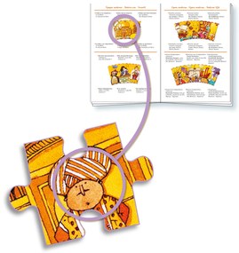 Puzzle di osservazione con poster - Storia - 350 pezzi