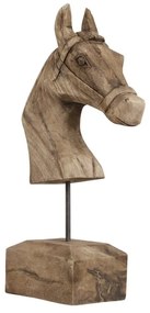 Statua in legno Horse - Light &amp; Living