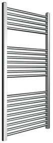 Termoarredo scaldasalviette 600x1120 cromo con interasse 55 cm