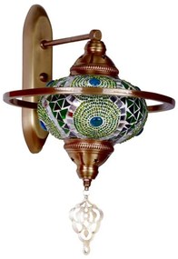 Lampada da parete YENI 1xE27/40W/230V finitura bronzo