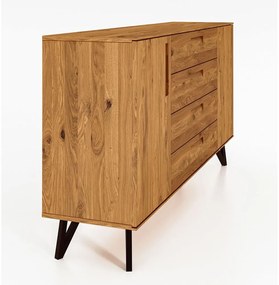 Cassettiera alta in rovere 182x100 cm Golo - The Beds