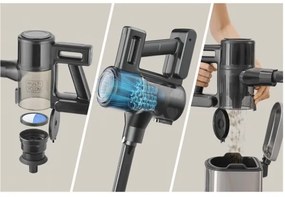 Sencor - Aspirapolvere a scopa senza filo 2 in 1 200 W / 2600 mAh, nero