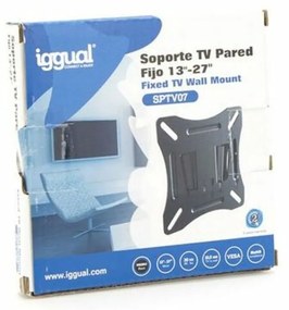 Supporto TV Fisso iggual SPTV07 IGG314616 13"-27" Nero