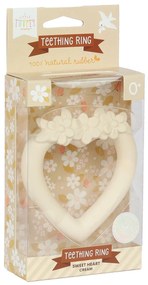 A Little Lovely Company - anello dentizione in gomma naturale - cuore