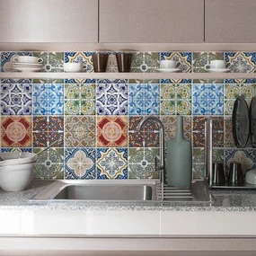 Decori creativi di Vietri | Adesivi per piastrelle