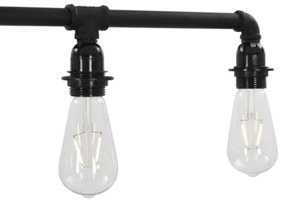 Lampadario Nero per 5 Lampadine E27