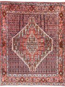 Senneh Tappeto persiano 150 x 120 Rosso (Iran) Annodato A Mano