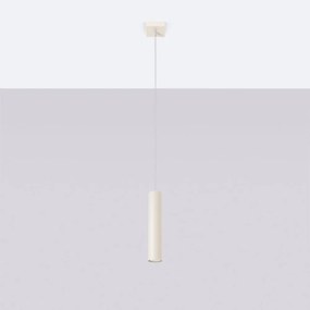 Lampadario color crema ø 8 cm Castro – Sollux