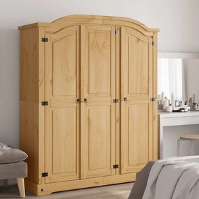 Vidaxl Armadio İn Legno Di Pino Messicano Corona Range 3 Ante /
