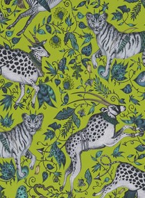 Clarke & Clarke Carta da parati Protea - Lime