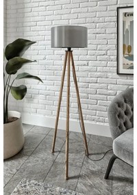 Lampada da terra AYD 1xE27/40W/230V marrone/grigio