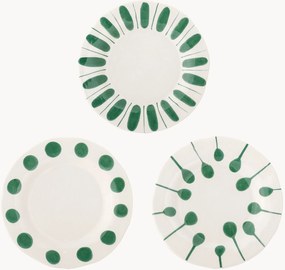Set di 3 piatti da colazione dipinti a mano Linora