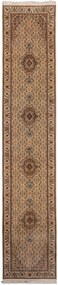 Tabriz Tappeto orientale 400x80 Beige (Indian) Annodato A Mano