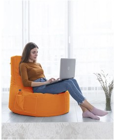 Borsa arancione per sedersi EVA Sport - Floriane Garden