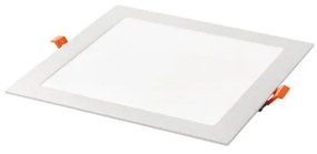 Incasso led flap bianco in alluminio 24ww 2700lm cct 1,85x24x24cm i...