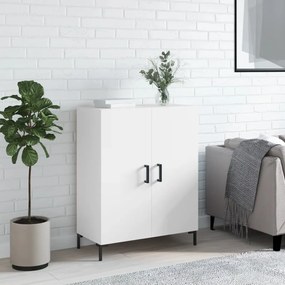 Credenza Bianca 69,5x34x90 Cm İn Legno Multistrato /