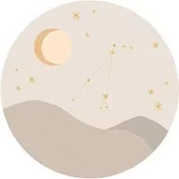 Eijffinger Carta da parati panoramica Star Sign Circles Beige - Aries