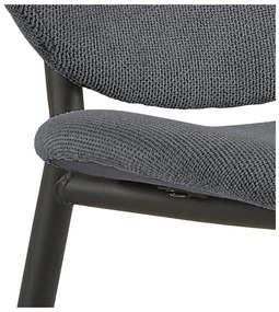 Sedia da pranzo color antracite Cliff – Actona