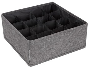 Organizzatore per cassetti grigio con 16 scomparti - Bigso Box of Sweden