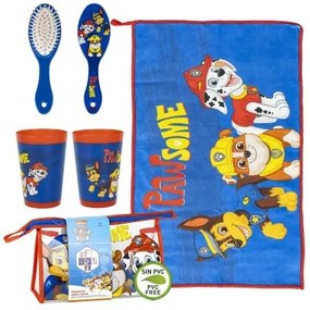 Set da Bagno da Viaggio per Bambini The Paw Patrol Azzurro 23 x 15 x 8 cm 4 Pezzi