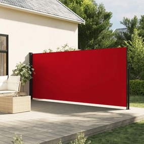 Tenda Da Sole Laterale Retrattile Rossa 180x600 Cm /