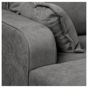 Divano angolare grigio scuro (angolo sinistro) Beata - Ropez