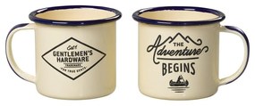 Tazze in set beige in metallo 2 pz 150 ml – Gentlemen's Hardware