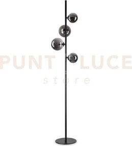 Perlage lampad da terra 4 luci attacco g9 lampadine incluse fume'