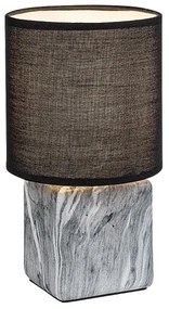 Rabalux 74068 - Lampada da tavolo NALISA 1xE14/40W/230V nero/effetto marmo