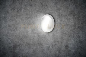 Plafoniera base bianca  d.30cm 2luci attacco e27 ip65