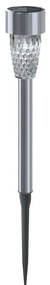 Aigostar - Lampada solare LED LED/0,006W/1,2V 29,7 cm cromo 6500K IP44