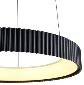 Brilagi - Lampadario LED dimmerabile a cavo FALCON MODERN LED/30W/230V 40 cm nero + telecomando