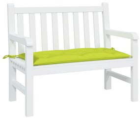 Cuscino Per Panca Verde Brillante 100x50x7 Cm İn Tessuto Oxford /