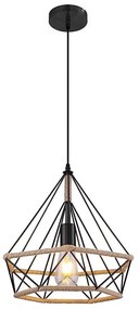 Globo 69029 - Lampadario a sospensione con filo ULLEU 1xE27/60W/230V