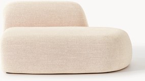 Chaise lounge in bouclé Wolke