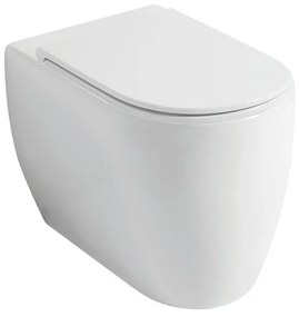 Vaso WC filomuro vogue, sedile escluso P 51 x L 37 x H 41 cm bianco lucido