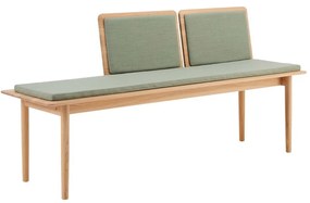 Panchina in lana verde chiaro Elba - Hammel Furniture